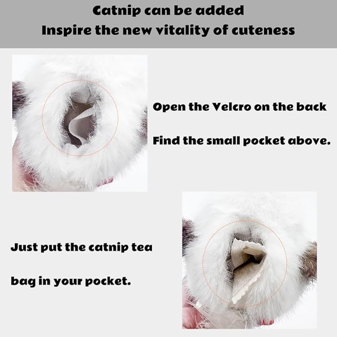 Flapping Bird Cat Toy with Catnip - Interactive Touch Activated Kicking Toy, Lifelike Chirping Sound & Flapping Wings for Indoor Cats, Rechargeable Kitten Toy (Cuckoo)