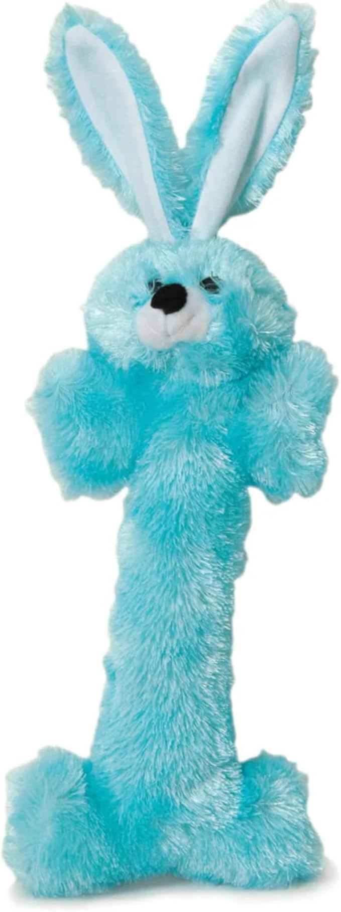 Jeffers Pet Plush Dog Toy with Squeaker, Light Blue Bunny 14" - Soft Crinkle Fabric, Safe & Durable, Healthy Fun for Small & Medium Dogs, Interactive Play, Fetch, Tug - Best Gift for Active Games