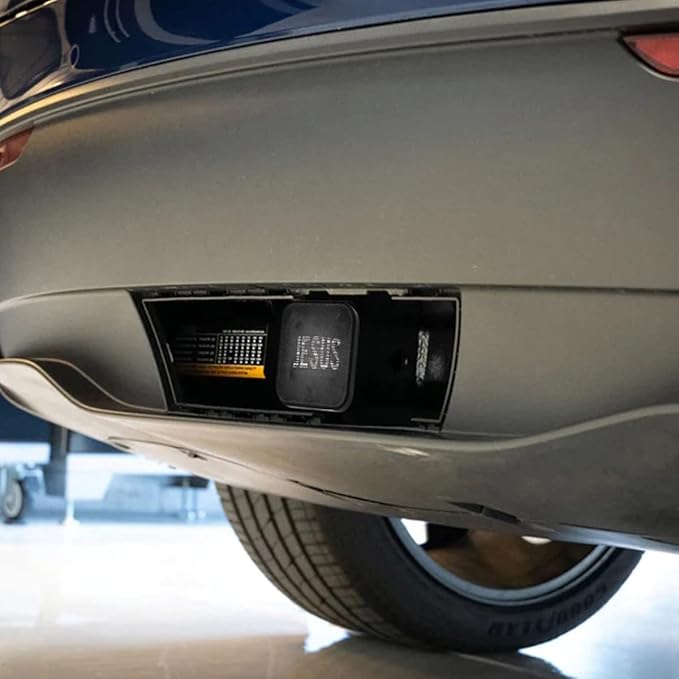 Swono Lettering Jesus Hitch Covers 2 Inch Find What You've Been Looking for Rubber Receiver Tube Hitch Plug for Men, Christian Bible Verse Square Hitch Box Cover Towing Hitch Plug Covers for Women