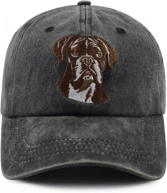 Dog Lover Gifts Hat for Men Women, Funny Adjustable Cotton Embroidered Puppy Pet Baseball Cap