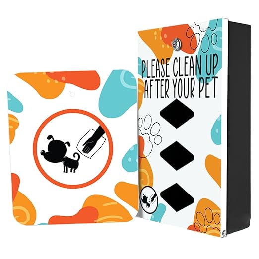 ZERO WASTE USA - Rust Proof Aluminum Dog Waste Station for Roll Bags (Most Popular Bags) - Free 400 Waste Bags & 25 can Liners - Over 500k Sold in USA (Abstract Paw | Matte Black)