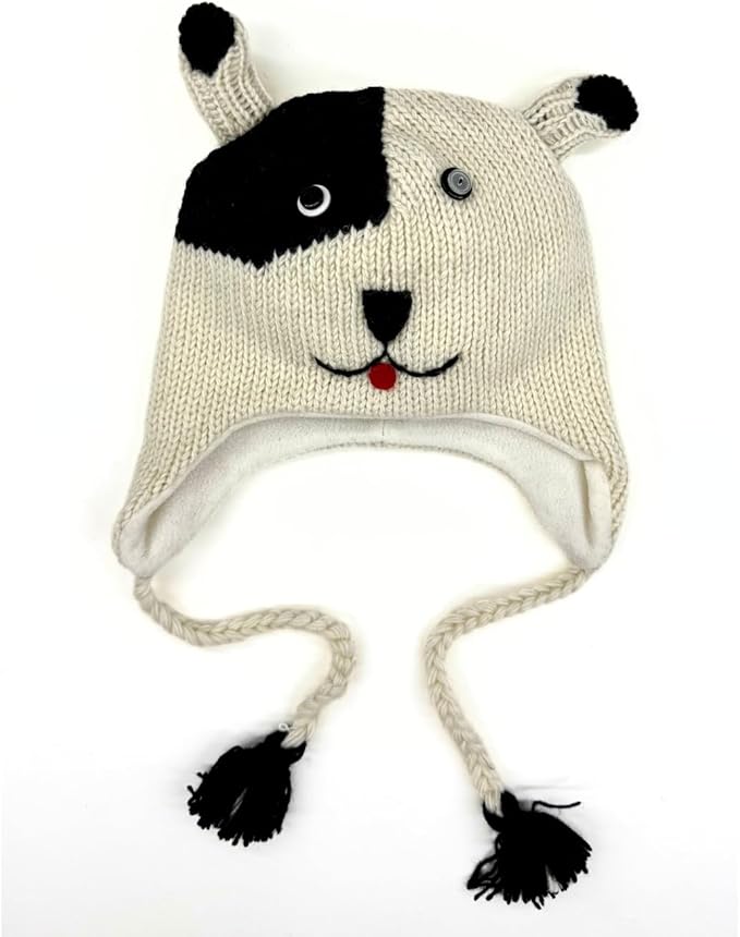 Humble Hilo Hand-Knitted Wool Animal Beanie - Easy Halloween Costume Hat for Anyone, Cute Winter Beanie Hats