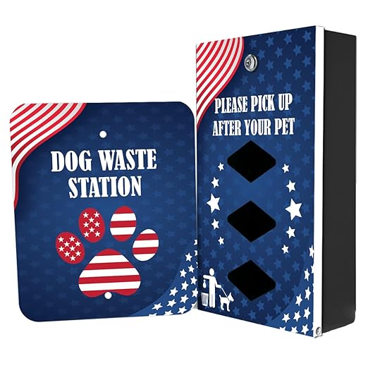 ZERO WASTE USA - Rust Proof Aluminum Dog Waste Station for Roll Bags - Free 400 Waste Bags & 25 can Liners - Over 500k Sold in USA (Team USA | Matte Black)