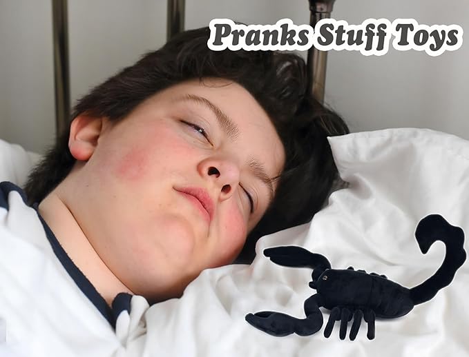 16'' Soft Scorpion Dolls, Cute Stuffed Animals Plush Pranks Spoof Stuff Toys, Gifts for Kids, Children, Birthday, Halloween, Christmas, Home Decor