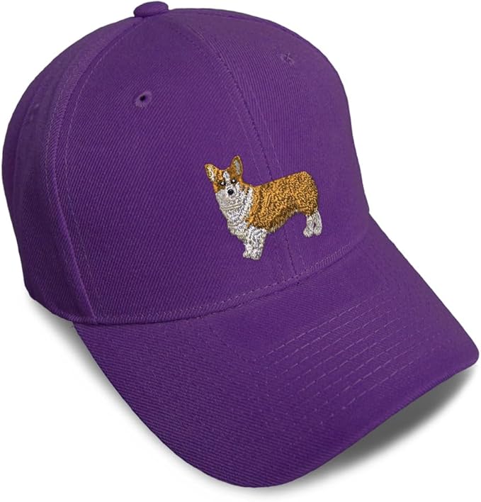 Baseball Caps for Men & Women Embroidered Pembroke Welsh Corgi Dog B Embroidery Ladies & Men Baseball Hats