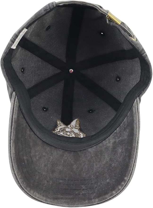 Dog Lover Gifts Hat for Men Women, Funny Adjustable Cotton Embroidered Puppy Pet Baseball Cap