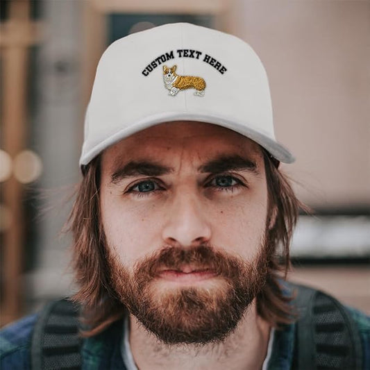 Baseball Caps for Men & Women Embroidered Pembroke Welsh Corgi Dog B Embroidery Ladies & Men Baseball Hats