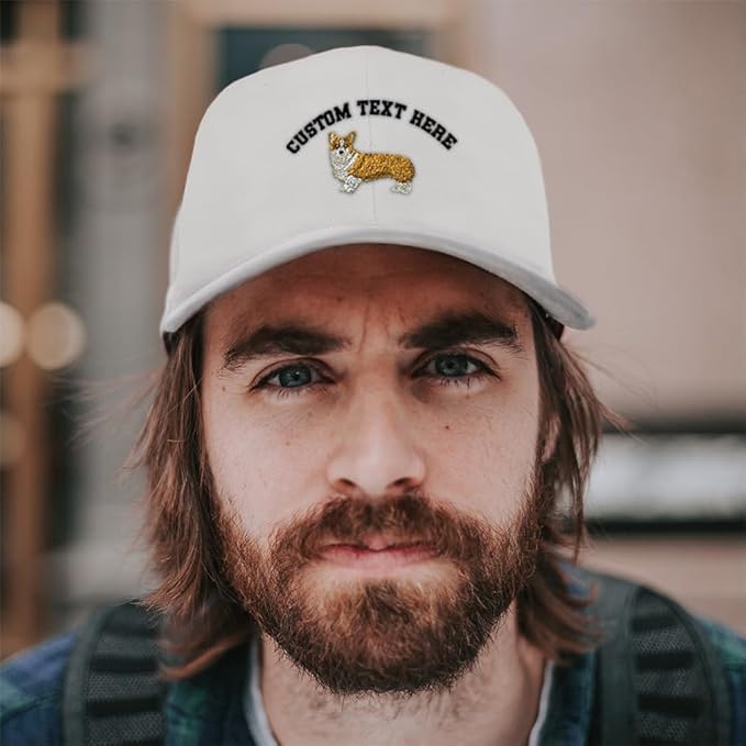 Baseball Caps for Men & Women Embroidered Pembroke Welsh Corgi Dog B Embroidery Ladies & Men Baseball Hats