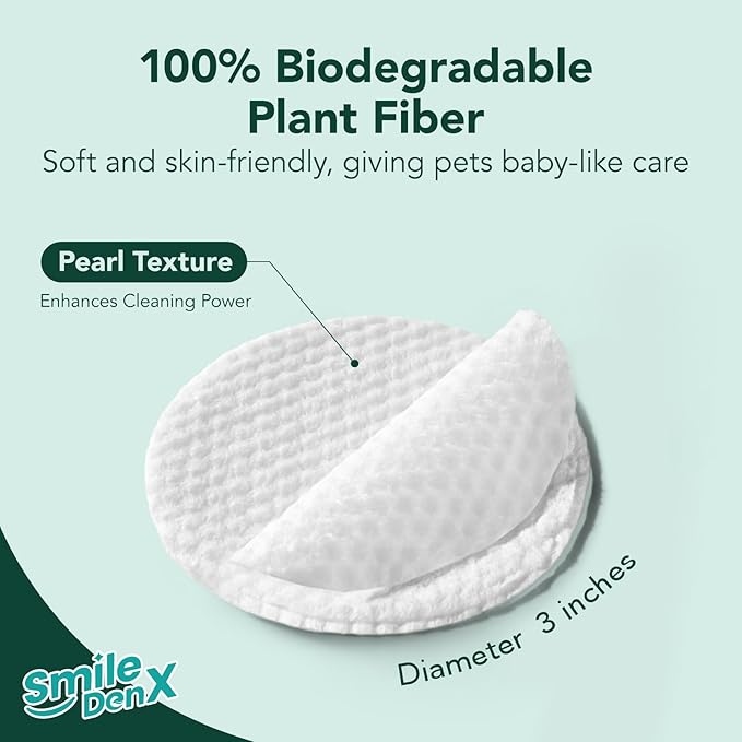 Dog Eye Wipes, Gentle Eye Wipes for Dogs & Cats, Pet Eye Cleaner Wash Removes Discharge, Crust, Debris, and Gunk (200, Unscent)