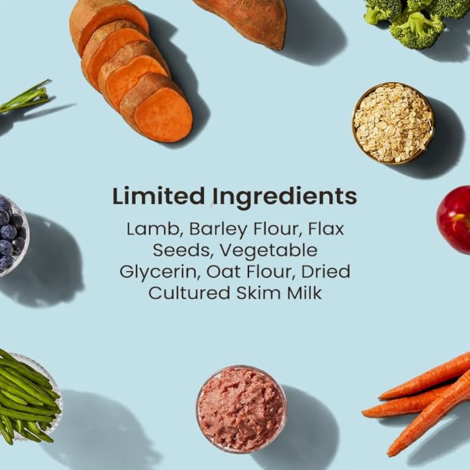 The Pets Table Lamb Limited Ingredient Diet Air-Dried Dog Treats, 8-oz Bag (Pack of 2)