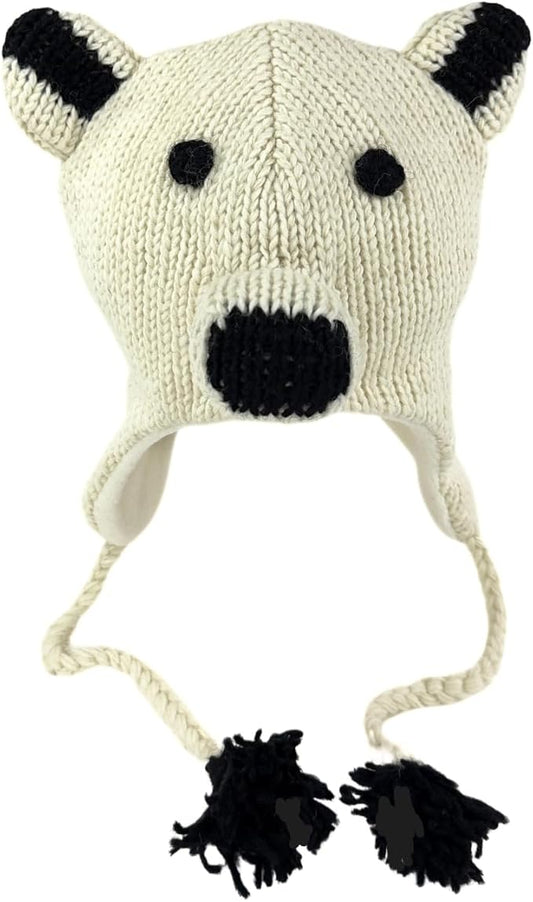Humble Hilo Hand-Knitted Wool Animal Beanie - Easy Halloween Costume Hat for Anyone, Cute Winter Beanie Hats