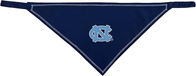 Pets First NCAA North Carolina Tar Heels TIE Bandana, Size Small/Medium. Dog Bandana Scarf Bib for Pet Cat Dog. The Ultimate Game-Day, Party Bandana