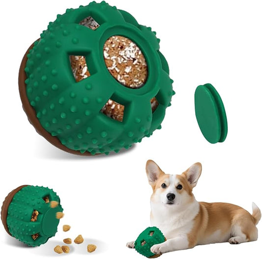 Cactus Dog Chew Toys - Interactive Dog Toy to Keep Them Busy, Tough Chew Toys for Dogs, Leakable Slow Feeder Dog Toy Ball for Medium and Large Dogs 25-75 lbs