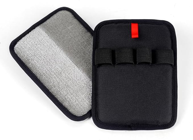 Pet Hair Removal Glove（2Pcs Back）- Reusable Magic Brush for Furniture, Carpet & Bedding. Electrostatic Lint Mitt for Cat & Dog Hair. Upgraded Fur Remover Tool.