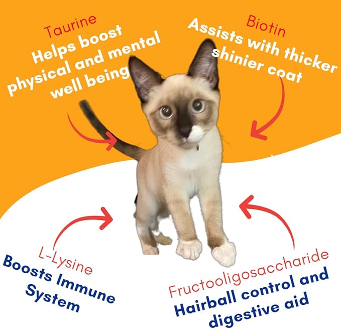 Kitty Up Lickable Cat Treats - All Natural Chicken Puree Tubes with Lysine & Taurine | Grain-Free Wet Treats for Indoor Cats & Kittens (12 Pack)