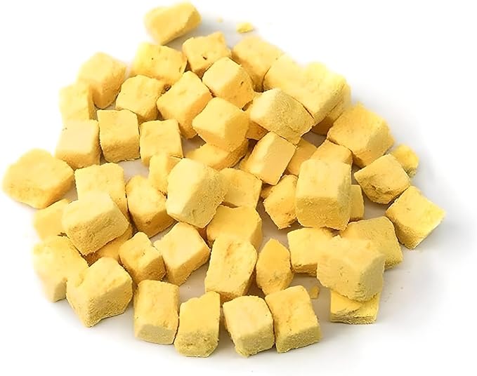 Organic Freeze-Dried Egg Treats for Dogs & Cats — 100% Single-Ingredient Egg — Grain-Free, Gluten-Free, High Protein Nutrition, Food Topper & Training Reward — Made in USA (Pack of 1)