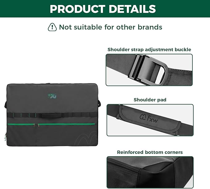 FXW Specialized Dog Playpen Storage Bag (Not Suitable for Other Brands), Designed for RV Trips, Fits 50" H 8 Panels and 9 Stakes│Patented