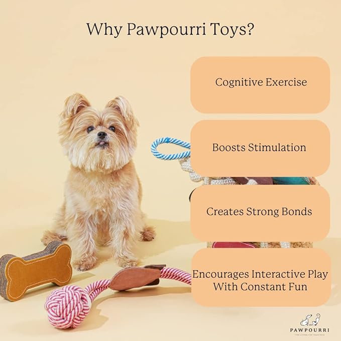 Natural Suede Leather Chew Toy for Adult Dogs, Puppies, | Tough, Durable, and Fun | Chewing Interactive Pet Toy (Bone Shape)