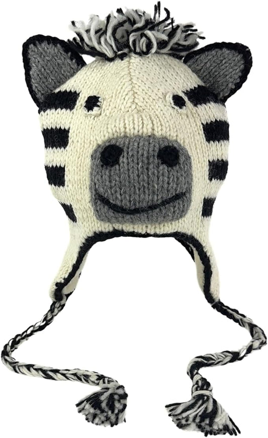 Humble Hilo Hand-Knitted Wool Animal Beanie - Easy Halloween Costume Hat for Anyone, Cute Winter Beanie Hats
