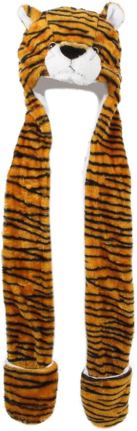 Plush Novelty Animal Hat: One Size Fits All Adults & Children/Soft, Warm Beanie Hat