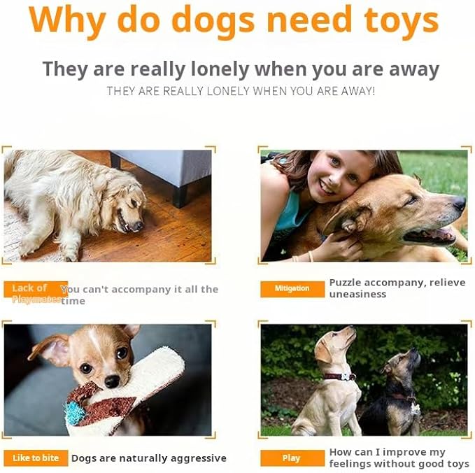 Dog Plush Toy Soft Chew Toy for Dog Cute Durable Dog Toy Stuffed Animal Dog Plush Toy Puppy Pet Mutt Toy Plush Dog Chew Toy Suitable for Large, Medium and Small Dogs Orange Lion