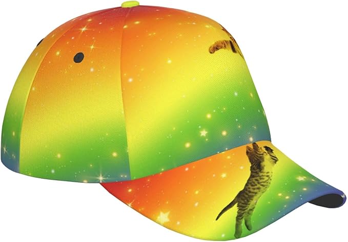 Cute Cat Cap Cat Baseball Cap Cat Sun Hat Adjustable Cap Cute Hat Trucker Hat Cap for Women Men