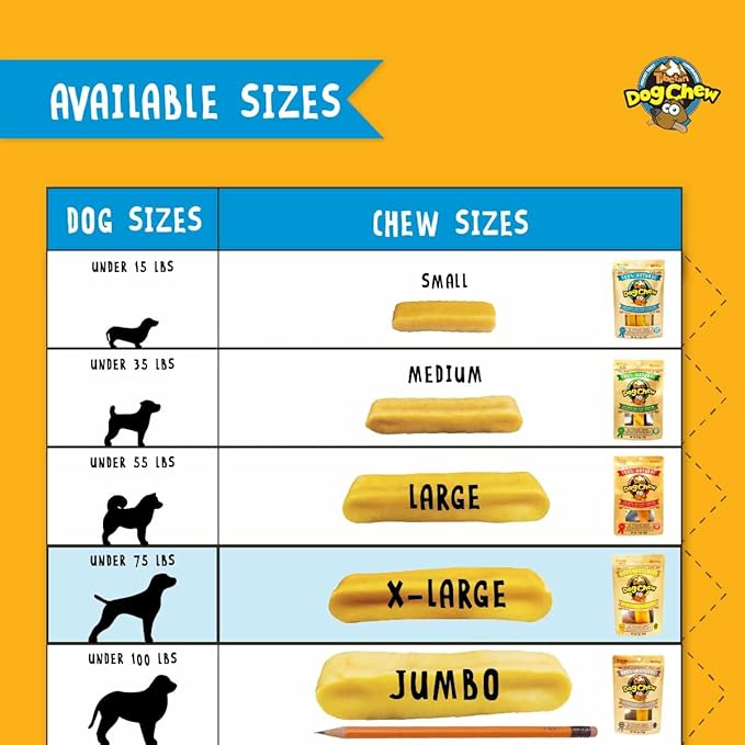 Tibetan Dog Chew Yak Cheese Sticks - Natural Handmade Treats for Extra Large Dogs, Long-Lasting and Easy to Digest with No Additives, Rawhide, Grains, or Gluten, Perfect for Aggressive Chewers, 1 Chew