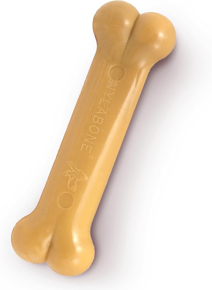 Nylabone Original Bone Power Chew Toy for Dogs, Durable & Tough Dog Toys for Aggressive Chewers, Peanut Butter Flavor, Small - Up to 25 lbs - Up to 25 Ibs, 1 Count