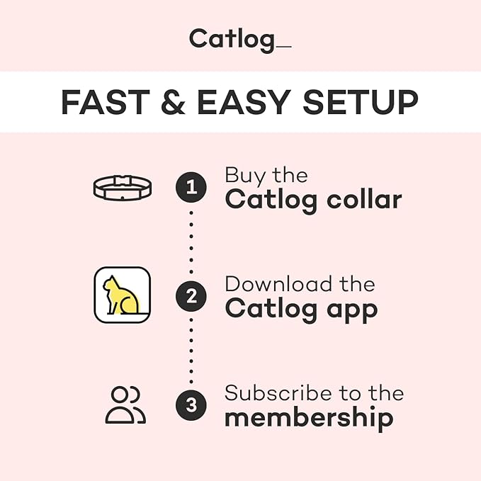 Health Tracker for Cats - Smart Cat Collar with Safety Breakaway Buckle for Indoor Cats, Wellness Alerts, Real-time Monitoring (Forest, XS)