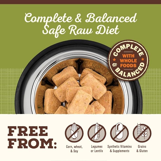 Primal Freeze Dried Raw Dog Food Nuggets, Lamb, Complete & Balanced Meal, Also Use as Topper or Treat, Premium, Healthy, Grain Free, High Protein Raw Dog Food, 14 oz (Pack of 2)