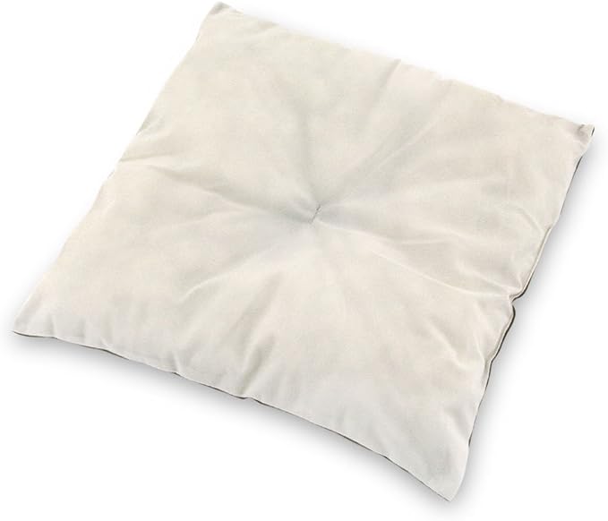 Best Pet Supplies Dog House Bed Crate Mat Tent Indoor Round Soft Plush for Small, Medium, and Large Breeds - Beige w/Brown Stripes, 16 x 16 x 14"