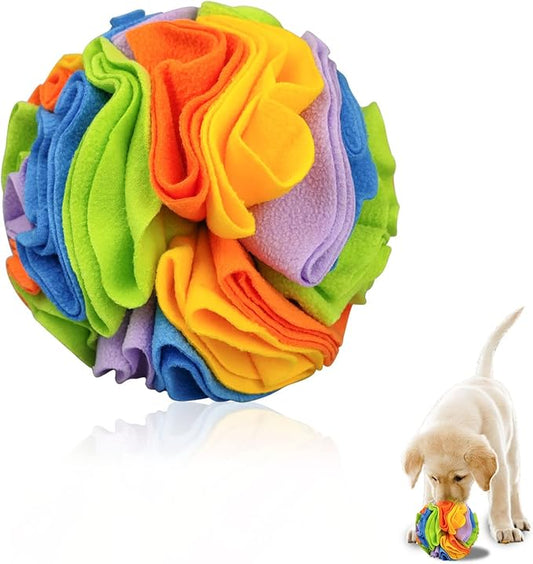 WishLotus Snuffle Ball (Rainbow), Interactive Pet Toy for Dogs, Slow Feeder, Stress Relief, Exercise Toy for Small/Medium Breeds