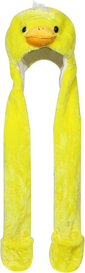 Plush Novelty Animal Hat: One Size Fits All Adults & Children/Soft, Warm Beanie Hat