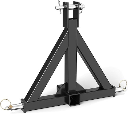 YINTATECH 3 Point Hitch with 2" Receiver for Category 1, 3 Pt Receiver Tractor, Heavy Duty Quick Hitch Drawbar Adapter fit for Kubota, Kioti, Yanmar, Cat, NorTrac, BX, LM25H Tractor