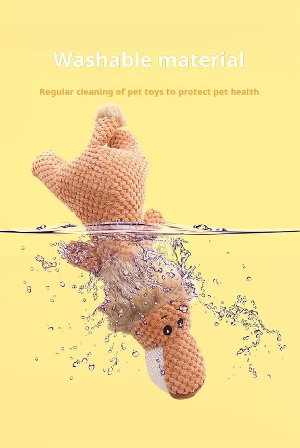 Dog Plush Toy Soft Chew Toy for Dog Cute Durable Dog Toy Stuffed Animal Dog Plush Toy Puppy Pet Mutt Toy Plush Dog Chew Toy Suitable for Large, Medium and Small Dogs Orange Lion