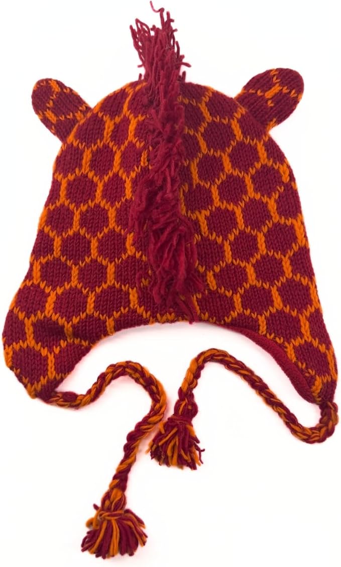 Humble Hilo Hand-Knitted Wool Animal Beanie - Easy Halloween Costume Hat for Anyone, Cute Winter Beanie Hats