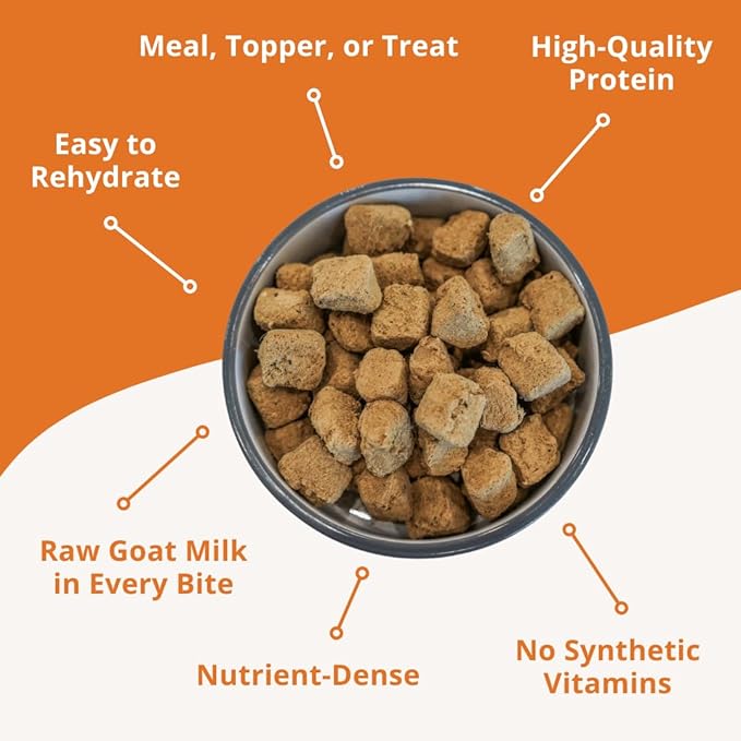 Steve's Real Food Freeze-Dried Raw Nuggets - Pork Recipe - Raw Pet Food for Dogs and Cats - 20 oz