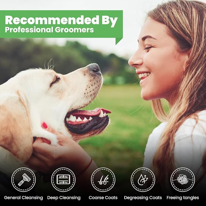 Best Shot UltraMAX Pro 4-in-1 Shampoo, Versatile Pet Shampoo, Ideal Pet Grooming Supplies, Ready to Use, Sweet Pea Essence, 1.1 Gallon