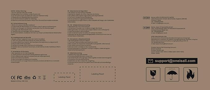 oneisall Dog Hair Vacuum & Dog Grooming Kit, Pet Grooming Vacuum with Pet Clipper Nail Grinder, 1.5L Dust Cup Dog Brush Vacuum with 7 Pet Grooming Tools for Shedding Pet Hair, Home Cleaning (Purple)