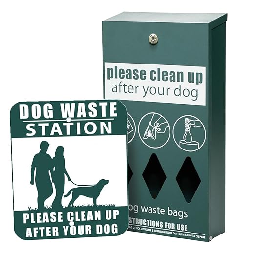 ZERO WASTE USA - NEW 2025 Model - Rust Proof Aluminum Dog Waste Station for Roll Bags - Free 400 Waste Bags & 25 can Liners - Over 500k Sold in USA (Matte Green)