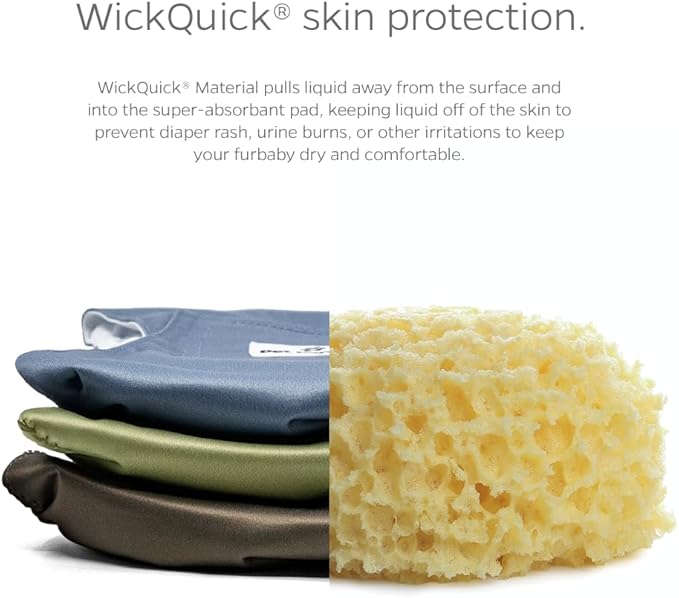 Pet Parents® Washable Belly Bands for Male Dogs (3pack) + Extendrs® of Durable Dog Diapers Male, Premium Male Dog Diapers & Dog Wraps (Large, Koda)