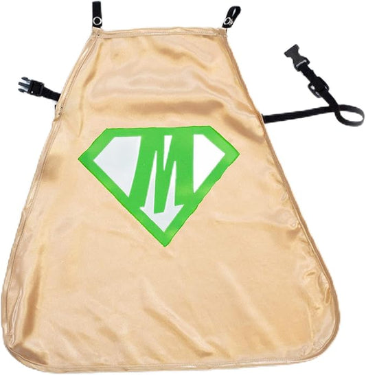 Everfan Personalized Dog Superhero Cape (Small 10" Long (8-12 lbs), Gold)