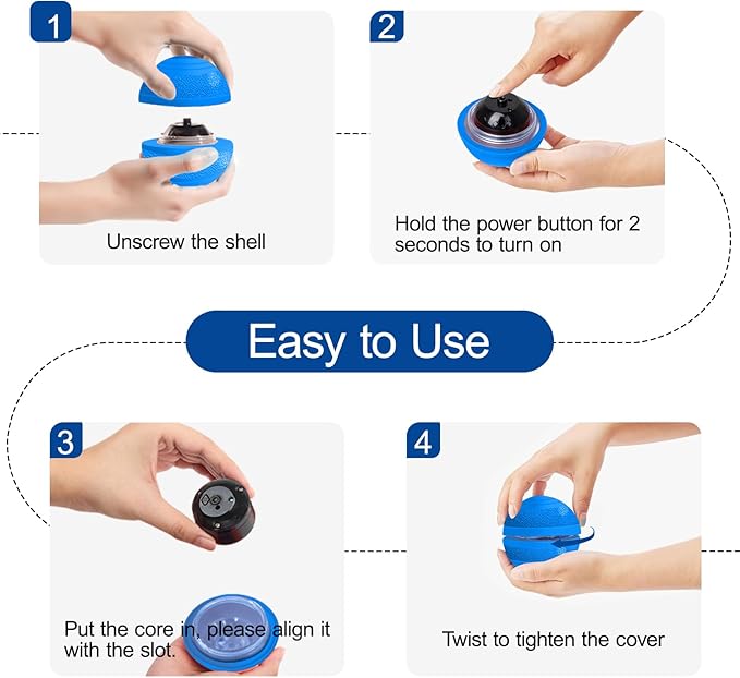 Interactive Dog Ball - Smart Toy for Small and Medium Dogs, Automatic Moving Ball, Rotating & Bouncing, Durable TPU+PC Shell, Toys That Keep Dogs Busy, for Dog