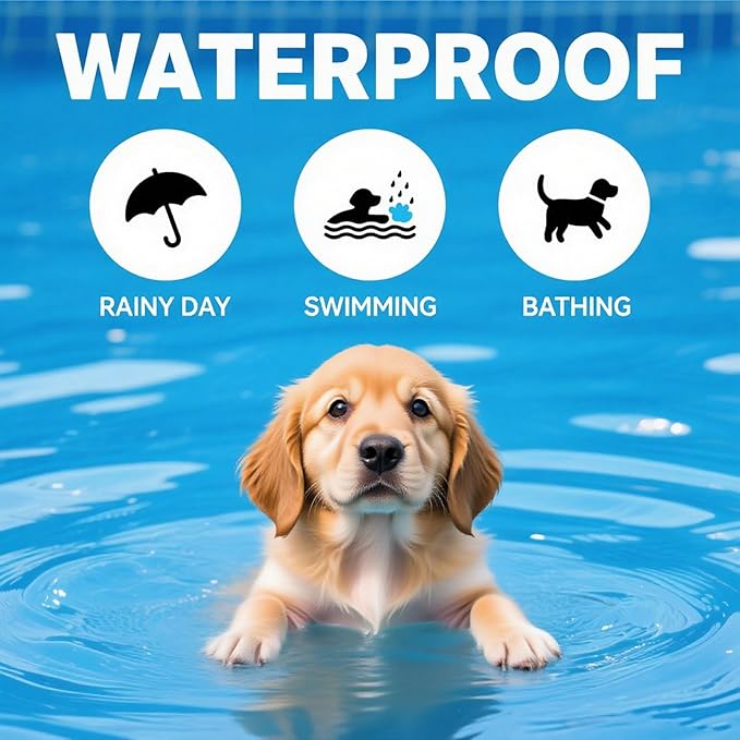 Flea and Tick Collar for Small Dogs,Under 18 lbs,12-Month Protection,Natural Ingredients,Waterproof & Adjustable,Includes Flea Comb & Tick Removal Tool,2 Pack