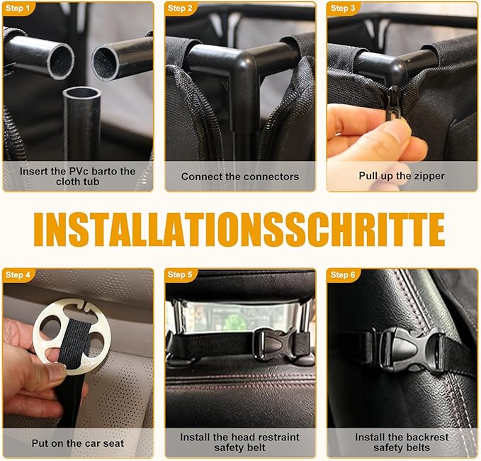 Dog Car Seats for Small Dogs,Pet Booster Seat with ，Frame Walls Extra Stable Waterproof Dog Box Car for Back and Front Seat,for Pet Up to 15 lbs