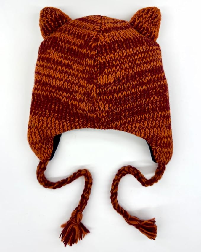 Humble Hilo Hand-Knitted Wool Animal Beanie - Easy Halloween Costume Hat for Anyone, Cute Winter Beanie Hats