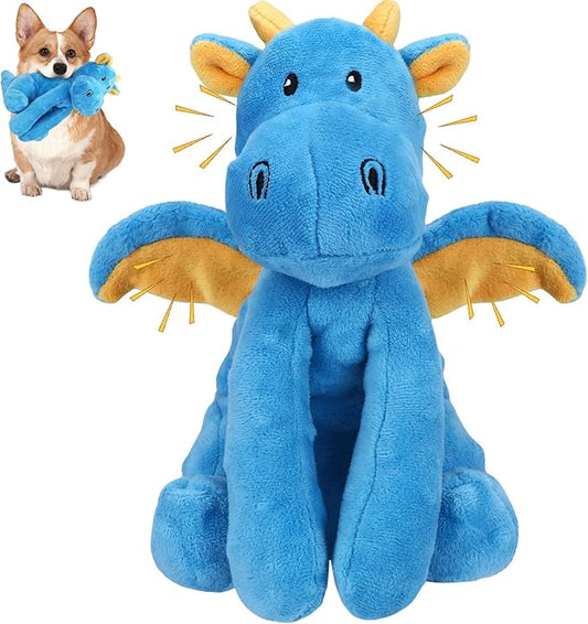 Dog Toys for Aggressive Chewers, Interactive Plush Dog Toy with Squeaker and Crinkle Paper, Suitable for Reducing Boredom and Anxiety, Cute Pet Toy for Small, Medium and Large Dogs