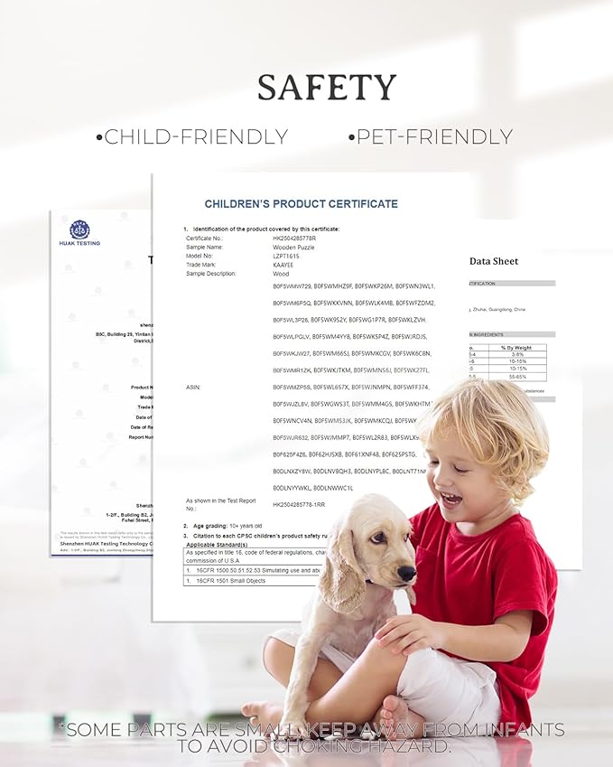 KAAYEE Wooden Puzzles for Adults, Money Loves me Jigsaw Puzzles, 191 Piece Unique Shape Puzzle, Creative Gifts for Adults/Friends/Family, Family Game，Wall Decor(13.4 * 9.7 in)