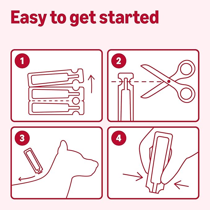 Amazon Basics Flea and Tick Topical Treatment for X-Large Dogs (89-132 Pounds), 6 Count, Packaging May Vary