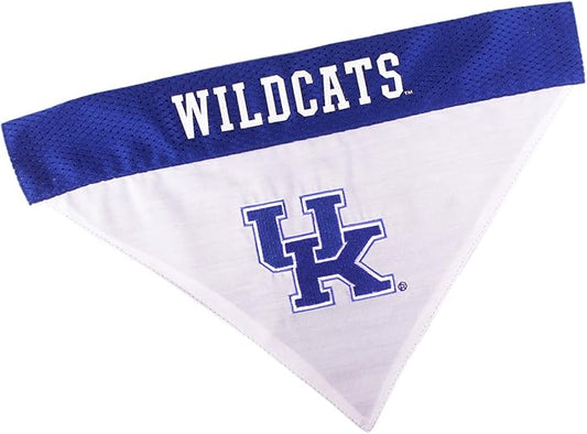 Pets First Collegiate Pet Accessories, Reversible Bandana, Kentucky Wildcats, Large/X-Large